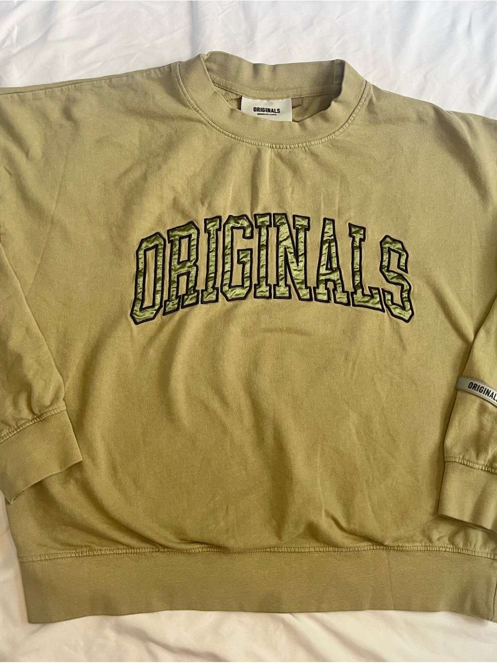 Brooklyn Cloth Olive Green 'ORIGINALS' Crewneck Sweatshirt